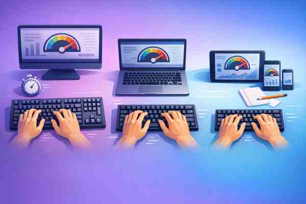 Typing Speed Across Different Keyboard Sizes