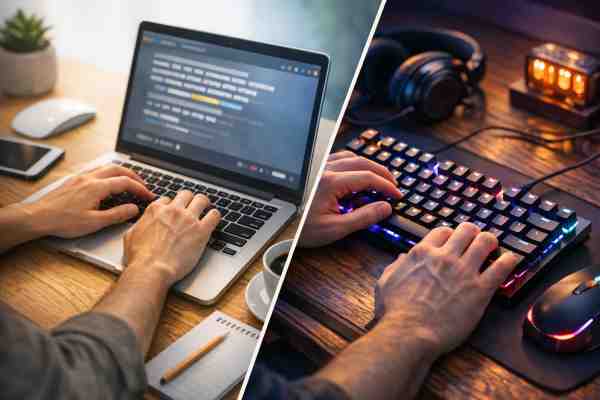 Typing Speed Comparison: Laptop vs Mechanical