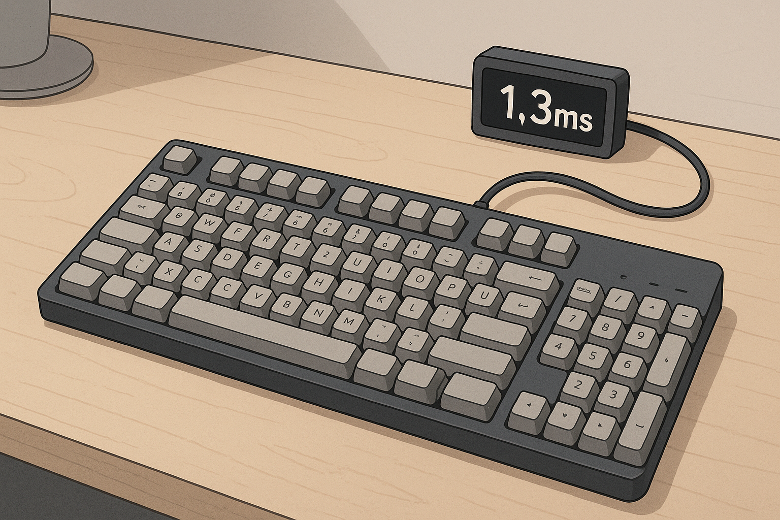 Keyboard Polling Rate for Typing Speed: Does 1000Hz Help?