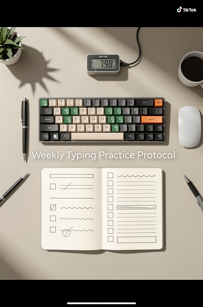 Weekly practice checklist concept for validating actuation changes