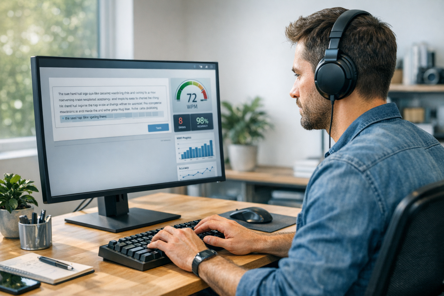 WPM Typing Test: A Practical Plan to Reach 80 WPM Without Accuracy Drop