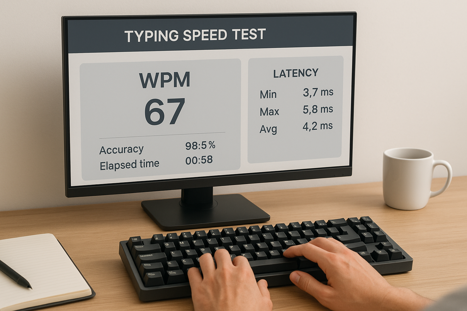 Keyboard Speed Test Settings: Tune Polling, Debounce, and Repeat Delay for Real WPM