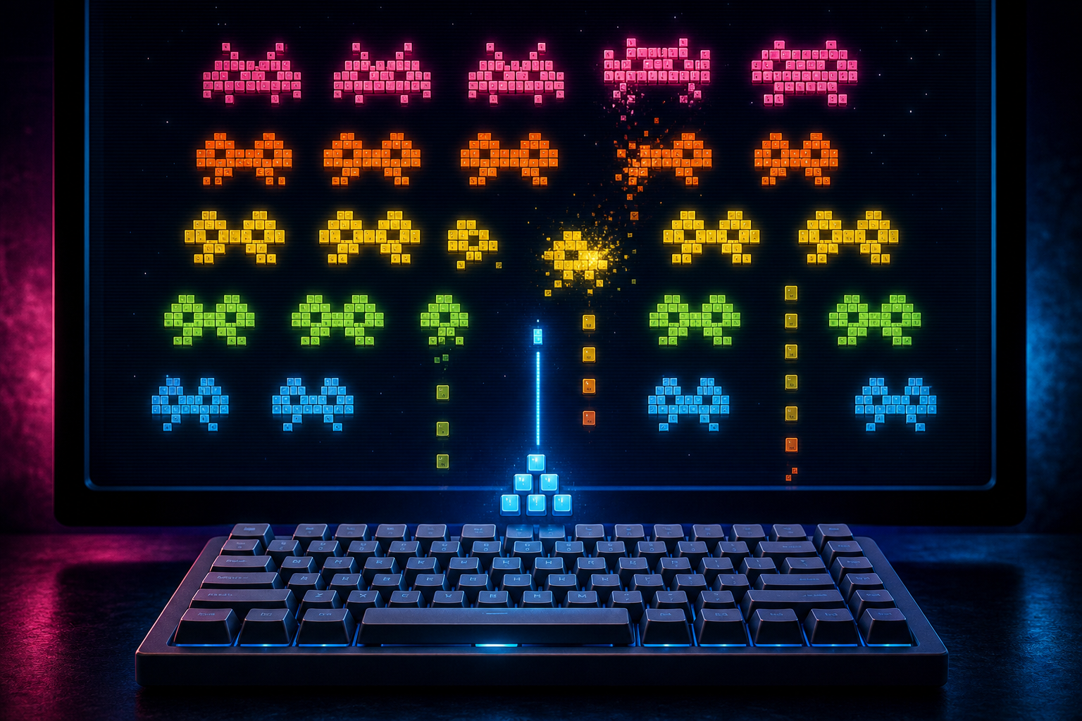 Typing Invaders: The Space Invaders Typing Game