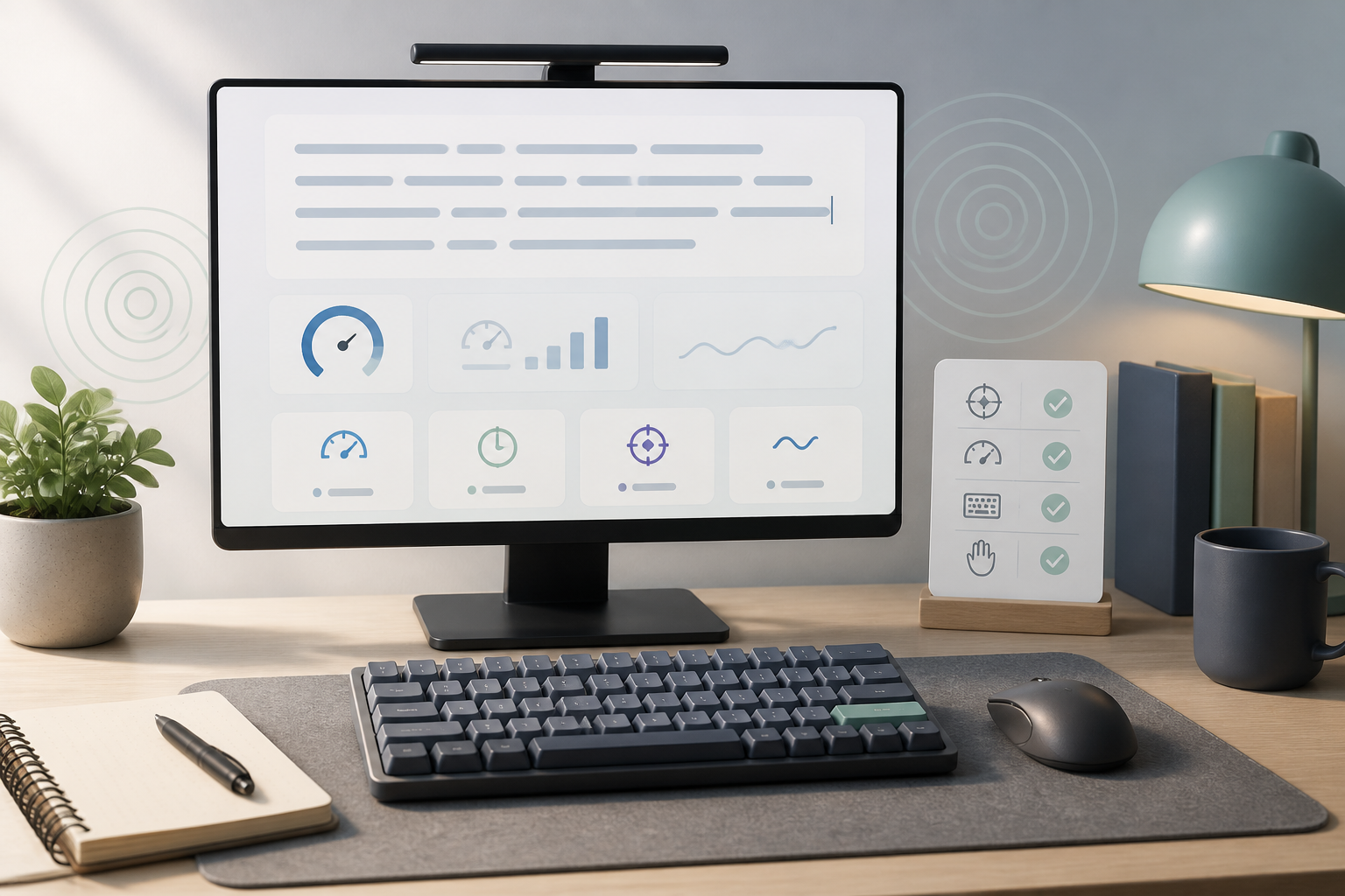 Minimalist Typing Test: Measure Focus Without UI Noise