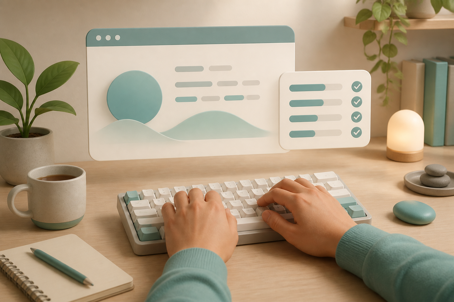 Typing Zen: Calm Practice for Cleaner WPM